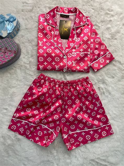 louis vuitton pajamas silk|louis vuitton pajamas women.